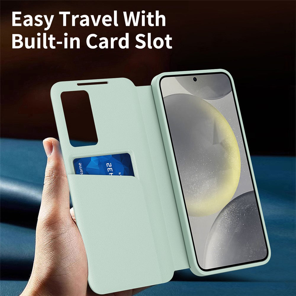 Husa de protectie Techsuit SmartView Series compatibil cu Samsung Galaxy S26 Plus, Verde
