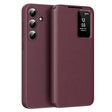 Husa de protectie Techsuit SmartView Series compatibil cu Samsung Galaxy S26, Rosu