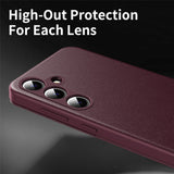 Husa de protectie Techsuit SmartView Series compatibil cu Samsung Galaxy S26, Rosu