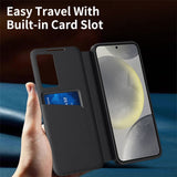 Husa de protectie Techsuit SmartView Series compatibil cu Samsung Galaxy S26, Negru