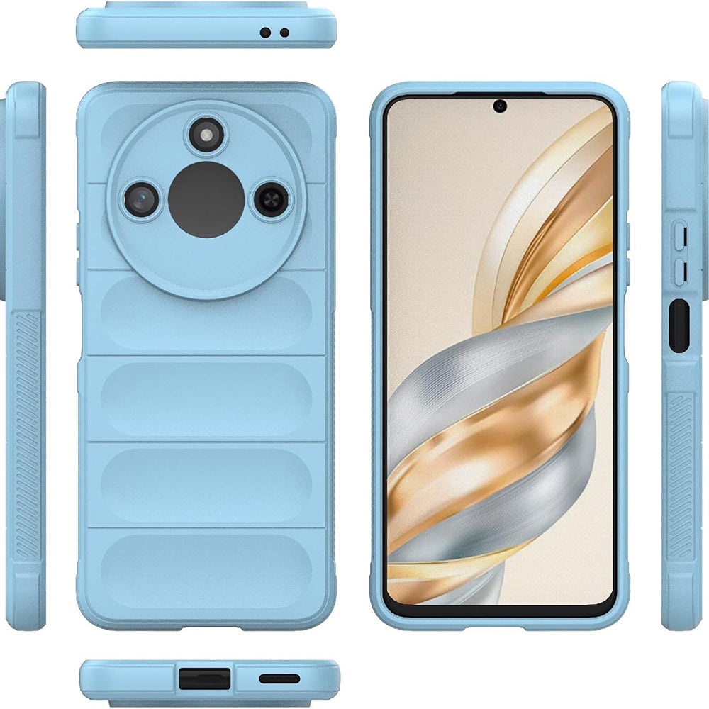 Husa de protectie Techsuit Magic Shield compatibil cu Honor X9c Smart, Albastru