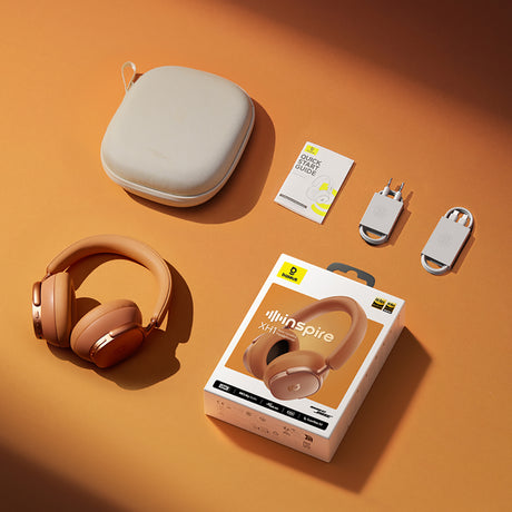 Casti Baseus Inspire XH1 (A0203600), Bluetooth 6.1, ANC, Roz Corai