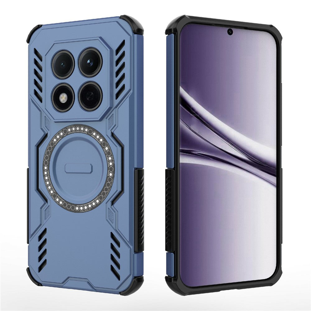 Husa de protectie Techsuit ArmorMag compatibil cu Xiaomi Redmi Note 15 Pro 4G, Albastru