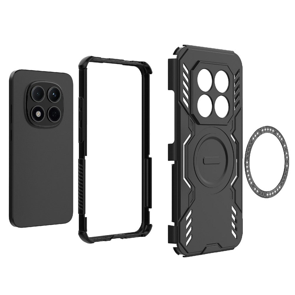 Husa de protectie Techsuit ArmorMag compatibil cu Xiaomi Redmi Note 15 Pro 4G, Albastru