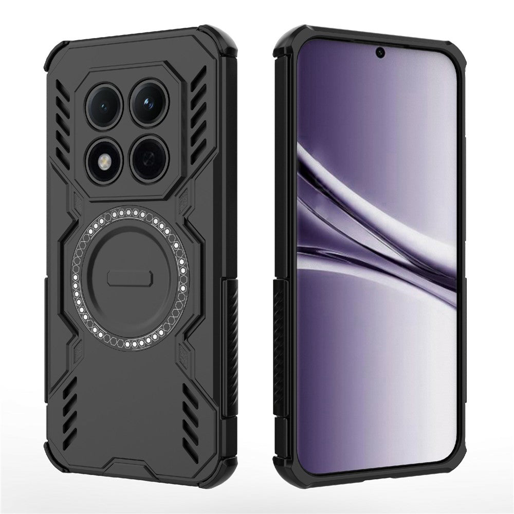 Husa de protectie Techsuit ArmorMag compatibil cu Xiaomi Redmi Note 15 Pro 4G, Negru
