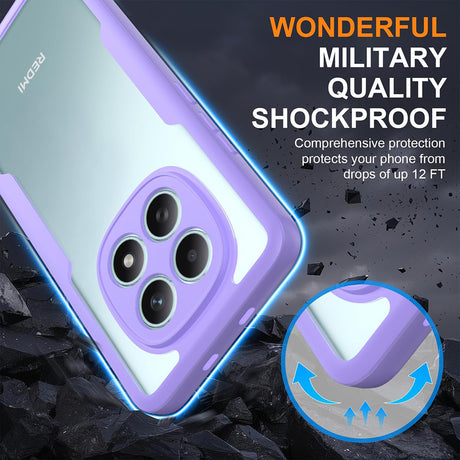 Folie de protectie Techsuit ColorVerse 360 Series + compatibil cu Xiaomi Redmi Note 15 4G, Mov