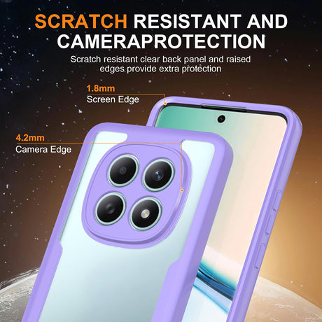 Folie de protectie Techsuit ColorVerse 360 Series + compatibil cu Xiaomi Redmi Note 15 5G / Poco M8 5G, Mov
