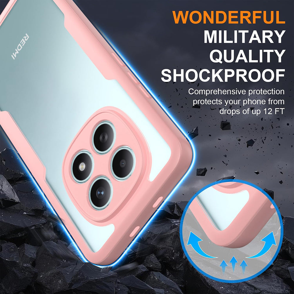 Folie de protectie Techsuit ColorVerse 360 Series + compatibil cu Xiaomi Redmi Note 15 5G / Poco M8 5G, Roz