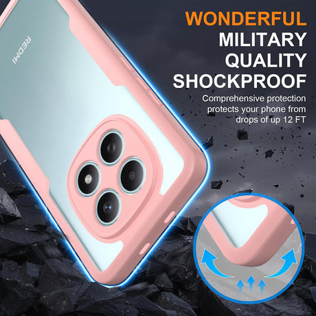 Folie de protectie Techsuit ColorVerse 360 Series + compatibil cu Xiaomi Redmi Note 15 5G / Poco M8 5G, Roz