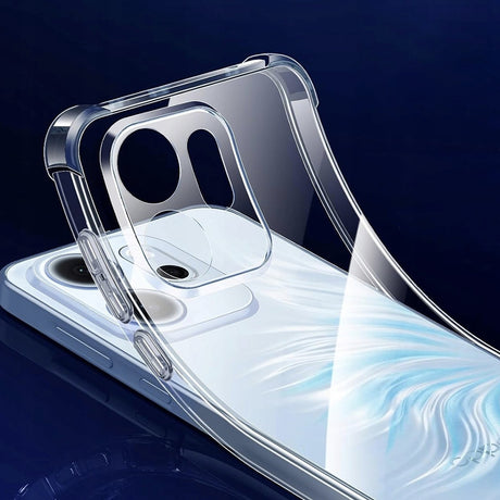 Husa de protectie Techsuit Shockproof Clear Silicone compatibil cu Oppo Reno15 Pro, Transparent