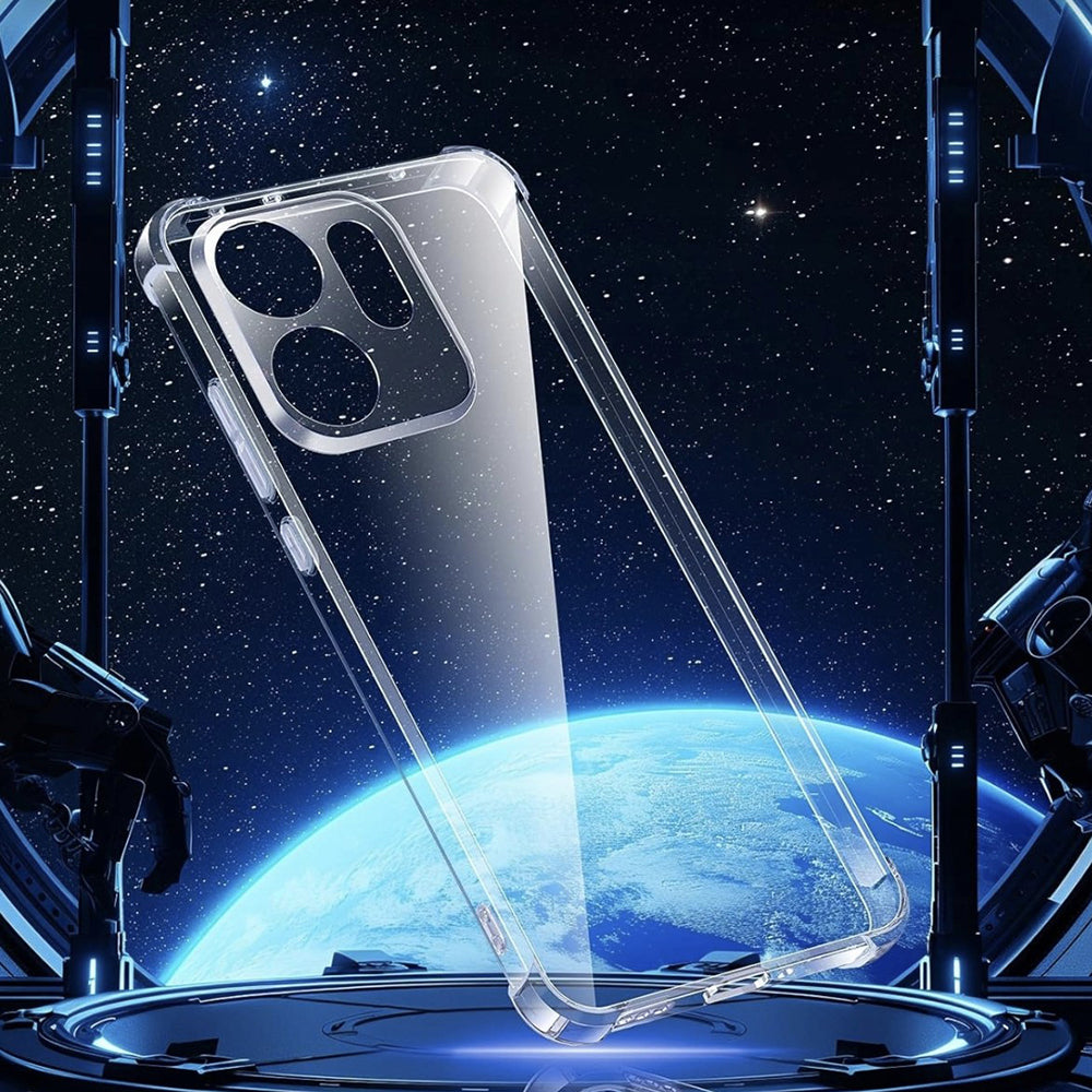Husa de protectie Techsuit Shockproof Clear Silicone compatibil cu Oppo Reno15 Pro, Transparent