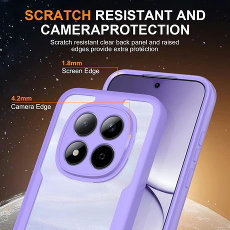 Folie de protectie Techsuit ColorVerse 360 Series + compatibil cu Xiaomi Redmi Note 15 Pro+ 5G / Poco M8 Pro 5G, Mov