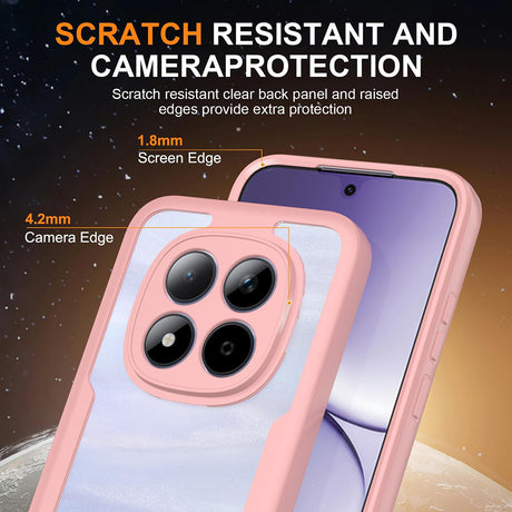 Folie de protectie Techsuit ColorVerse 360 Series + compatibil cu Xiaomi Redmi Note 15 Pro+ 5G / Poco M8 Pro 5G, Roz