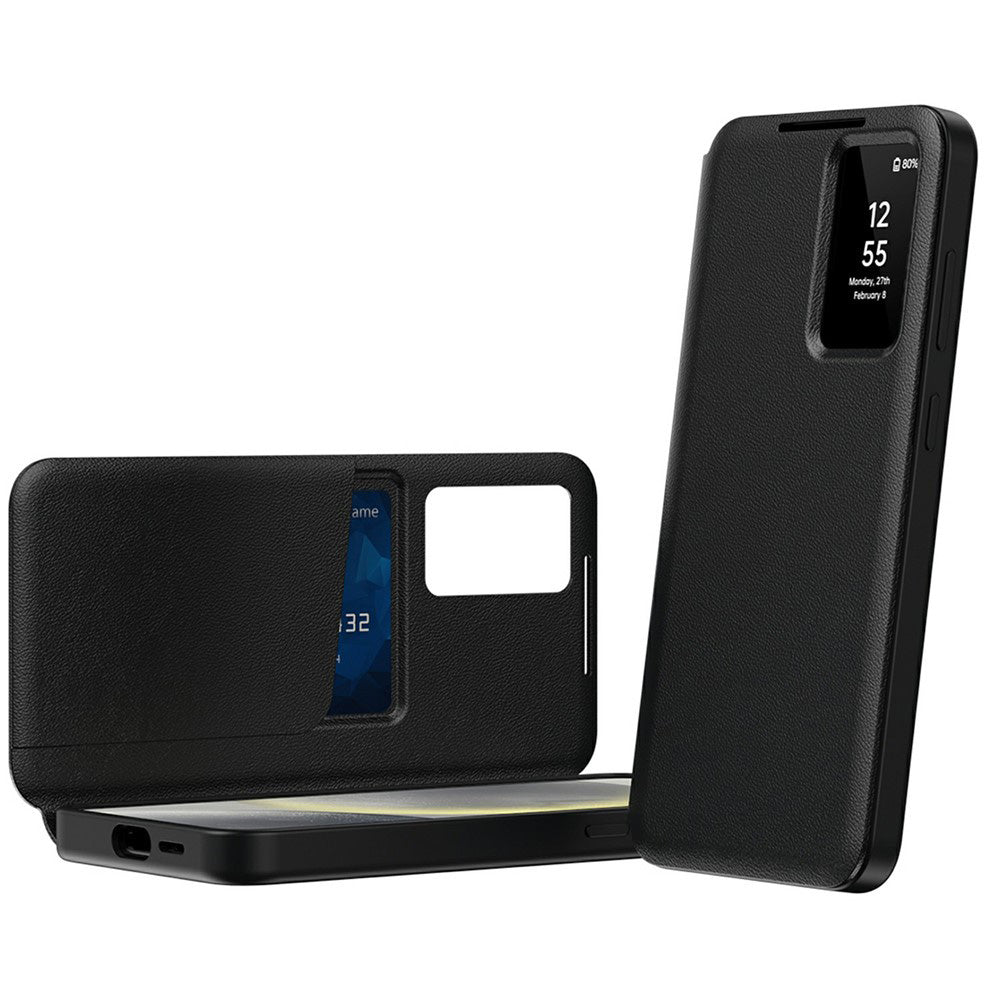 Husa de protectie Techsuit SmartView Series compatibil cu Samsung Galaxy A37 5G, Negru