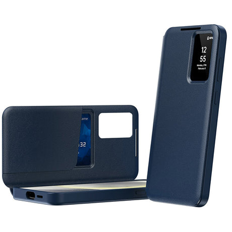 Husa de protectie Techsuit SmartView Series compatibil cu Samsung Galaxy A37 5G, Albastru