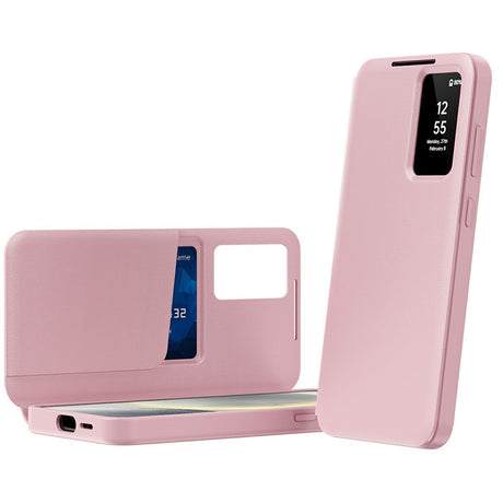 Husa de protectie Techsuit SmartView Series compatibil cu Samsung Galaxy A37 5G, Roz