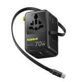 Adaptor Baseus EnerCore CG11 (E0307E00), 6in1, 70W, Negru