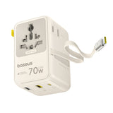 Adaptor Baseus EnerCore CG11 (E0307E01), 2AC+2U+2C 70W, Alb