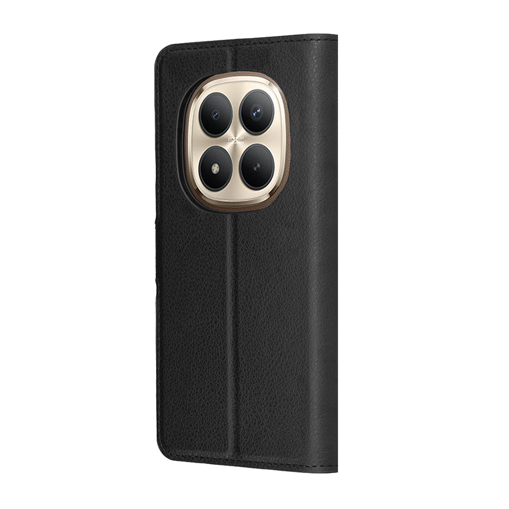 Husa de protectie Techsuit Leather Folio compatibil cu Xiaomi Redmi Note 15 Pro+ 5G / Poco M8 Pro 5G, Negru