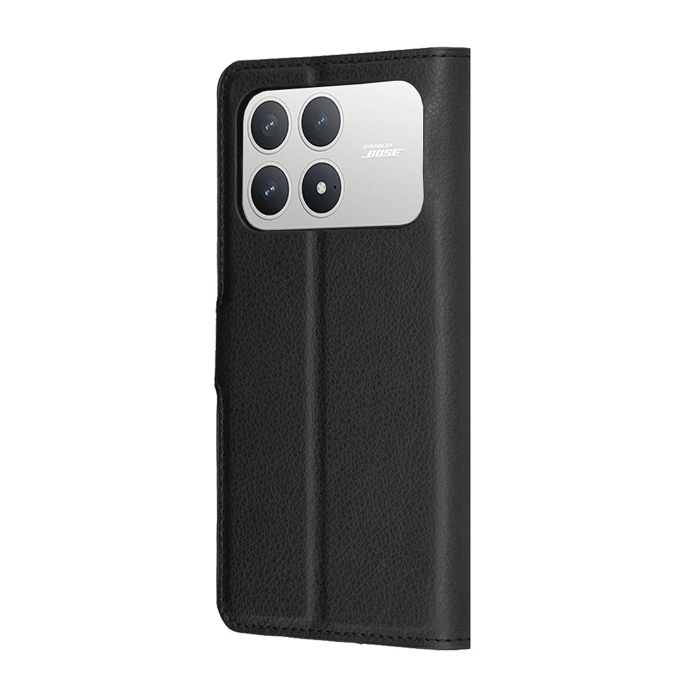 Husa de protectie Techsuit Leather Folio compatibil cu Xiaomi Poco F8 Pro, Negru