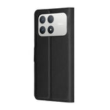 Husa de protectie Techsuit Leather Folio compatibil cu Xiaomi Poco F8 Pro, Negru
