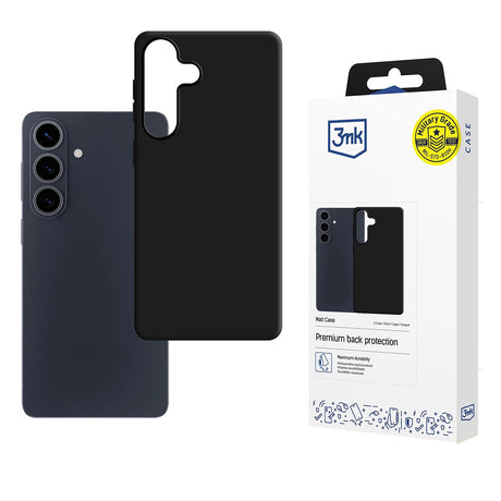 Husa de protectie 3mk Matt compatibil cu Samsung Galaxy S26 Plus, Negru