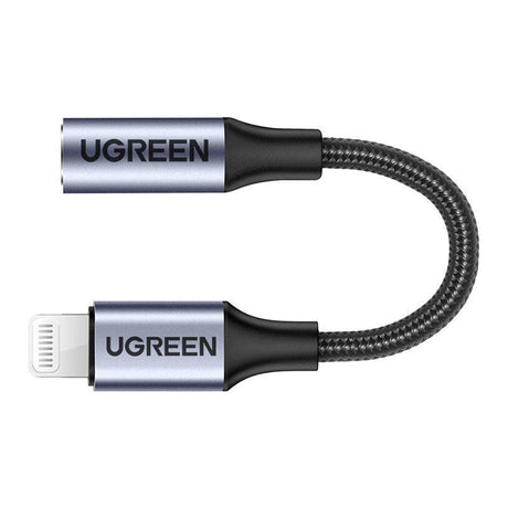 Adaptor Ugreen Lightning la Jack 3,5 mm, negru