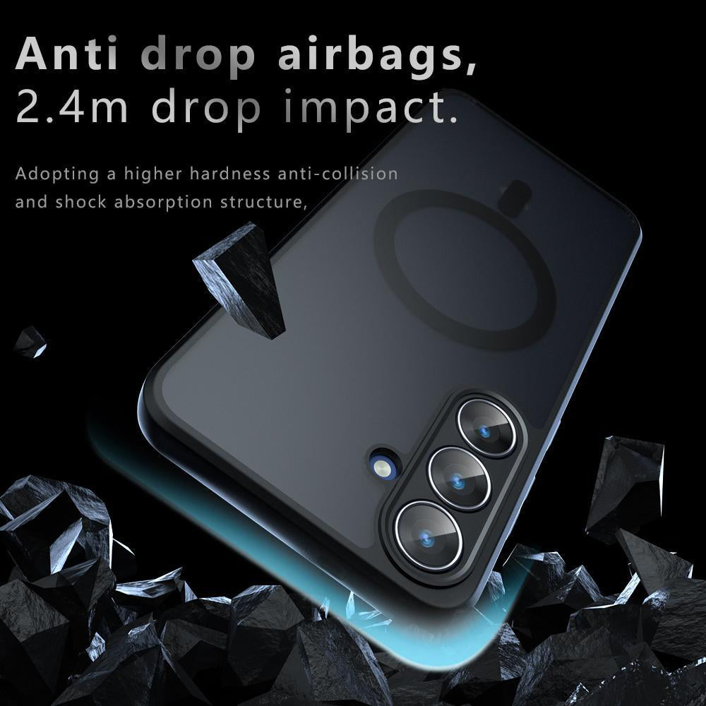 Husa de protectie Techsuit PureFrost MagSafe compatibil cu Samsung Galaxy S26 Plus, Negru Mat