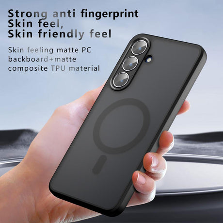 Husa de protectie Techsuit PureFrost MagSafe compatibil cu Samsung Galaxy S26 Plus, Negru Mat