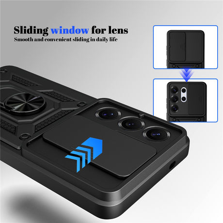 Husa de protectie Techsuit CamShield Series compatibil cu Samsung Galaxy S26 Plus, Roz Auriu