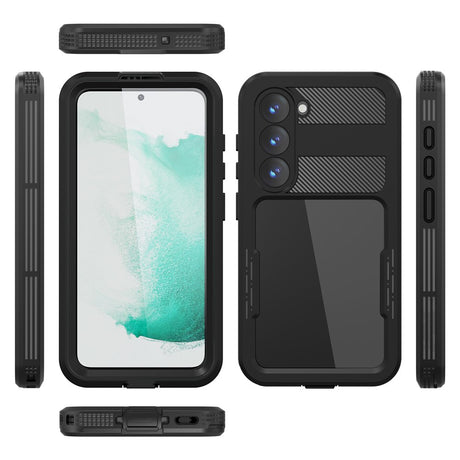 Husa de protectie ShellBox Waterproof IP68 compatibil cu Samsung Galaxy S26 Plus, Negru