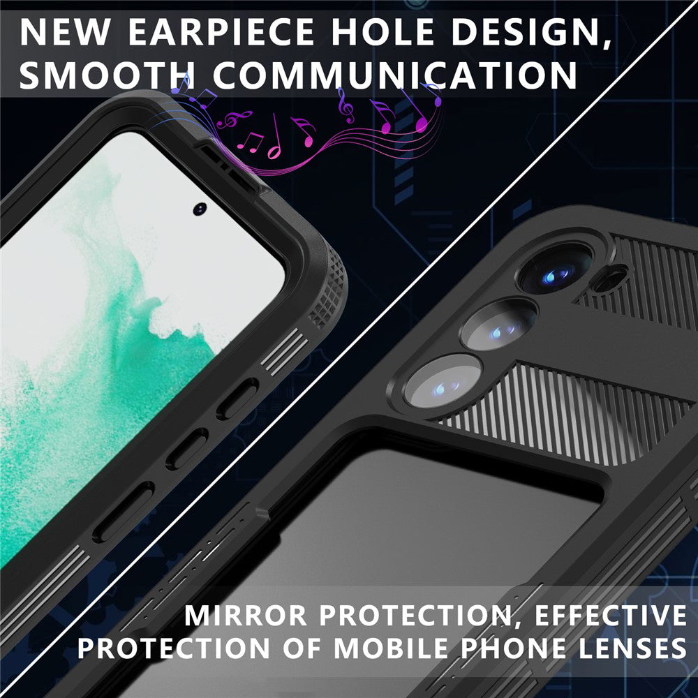 Husa de protectie ShellBox Waterproof IP68 compatibil cu Samsung Galaxy S26 Plus, Negru