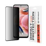 Folie de protectie Techsuit 111D Privacy Full Glue compatibil cu Xiaomi Redmi Note 12 4G / 12 5G / Poco X5, Negru