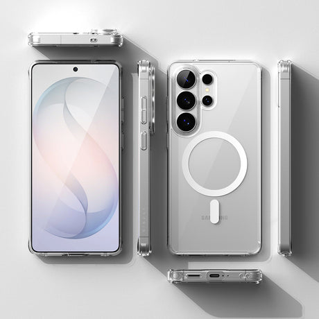 Husa de protectie Ringke Fusion MagSafe compatibil cu Samsung Galaxy S26 Ultra, Transparent