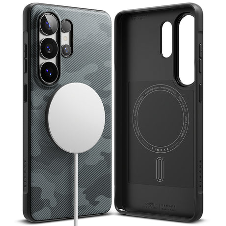 Husa de protectie Ringke Onyx MagSafe compatibil cu Samsung Galaxy S26 Ultra, Camo Black