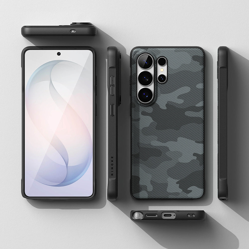 Husa de protectie Ringke Onyx compatibil cu Samsung Galaxy S26 Ultra, Camo Black