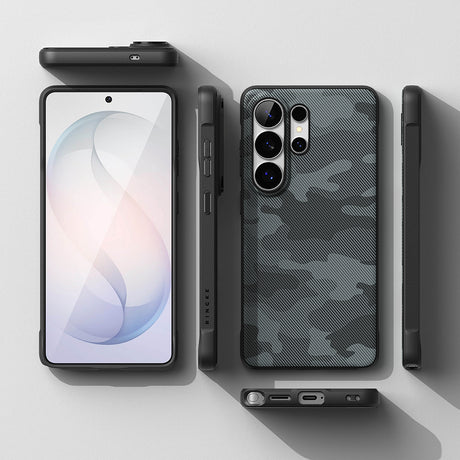 Husa de protectie Ringke Onyx compatibil cu Samsung Galaxy S26 Ultra, Camo Black