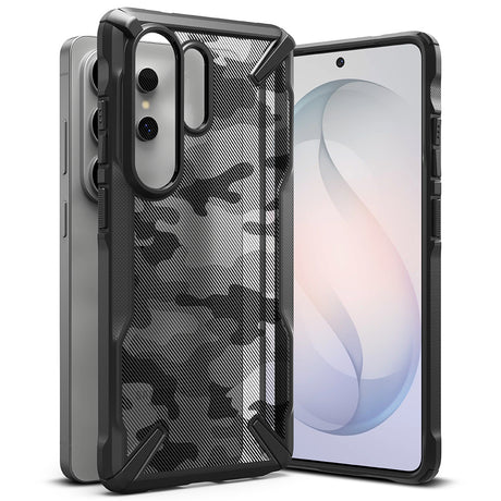 Husa de protectie Ringke Fusion X compatibil cu Samsung Galaxy S26 Ultra, Camo Black