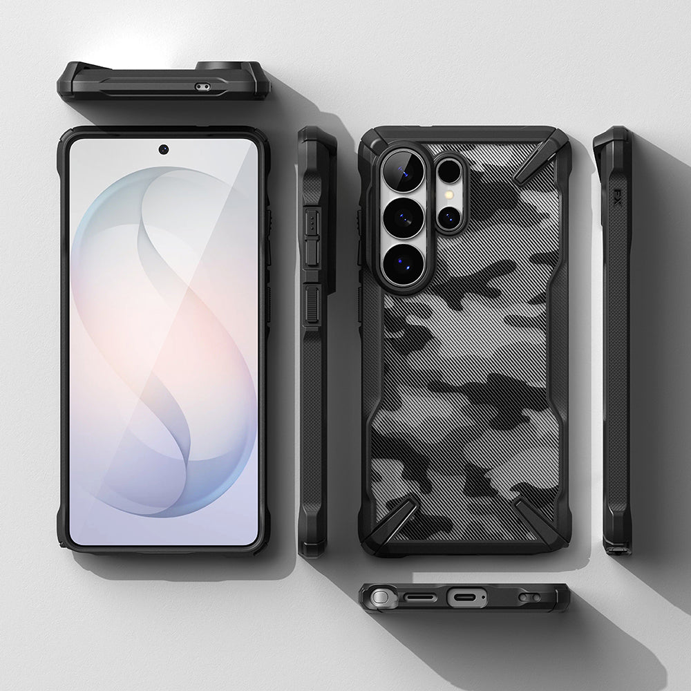 Husa de protectie Ringke Fusion X compatibil cu Samsung Galaxy S26 Ultra, Camo Black