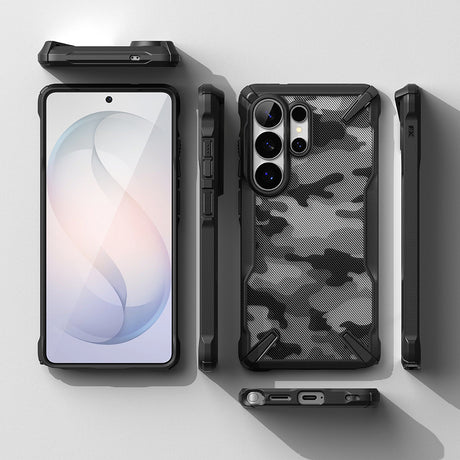 Husa de protectie Ringke Fusion X compatibil cu Samsung Galaxy S26 Ultra, Camo Black
