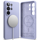 Husa de protectie Ringke Silicone MagSafe compatibil cu Samsung Galaxy S26 Ultra, Lavanda