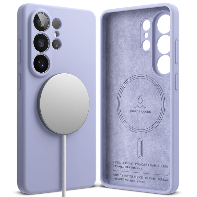 Husa de protectie Ringke Silicone MagSafe compatibil cu Samsung Galaxy S26 Ultra, Lavanda