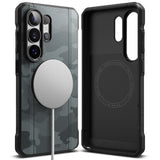 Husa de protectie Ringke Onyx Alpha MagSafe compatibil cu Samsung Galaxy S26 Ultra, Camo Black