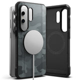 Husa de protectie Ringke Onyx Alpha MagSafe compatibil cu Samsung Galaxy S26 Ultra, Camo Black