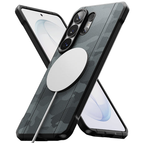 Husa de protectie Ringke Onyx Alpha MagSafe compatibil cu Samsung Galaxy S26 Ultra, Camo Black