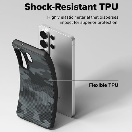 Husa de protectie Ringke Onyx MagSafe compatibil cu Samsung Galaxy S26 Ultra, Camo Black
