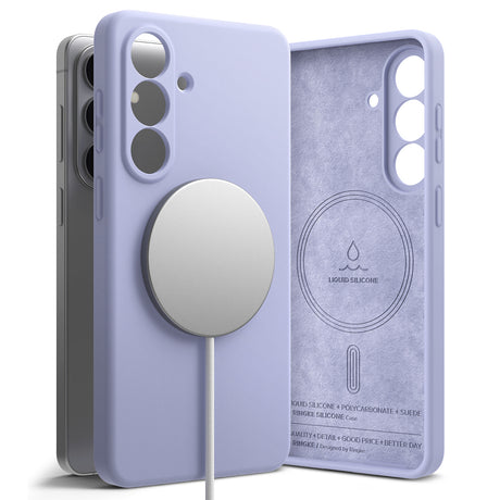 Husa de protectie Ringke Silicone MagSafe compatibil cu Samsung Galaxy S26 Plus, Lavanda