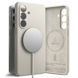 Husa de protectie Ringke Silicone MagSafe compatibil cu Samsung Galaxy S26 Plus, Stone
