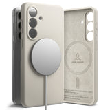 Husa de protectie Ringke Silicone MagSafe compatibil cu Samsung Galaxy S26, Stone