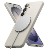 Husa de protectie Ringke Silicone MagSafe compatibil cu Samsung Galaxy S26, Stone
